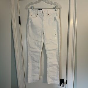 GAP Vintage Slim High Rise White Jeans Size 26 or 2 NWT